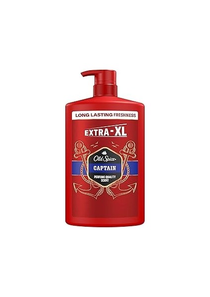 Captai Erkekler İçin Duş Jeli ve Şampuan 1000 ml