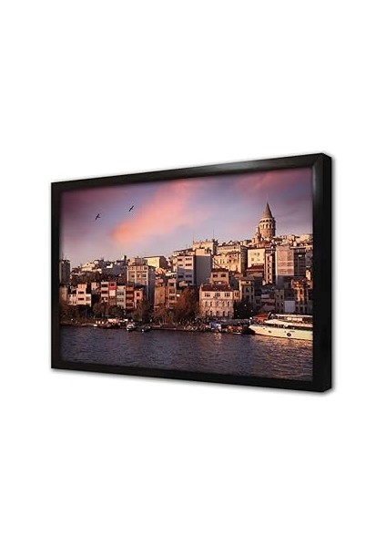 Galata Kulesi Çerçeveli Cam Tablo 20X30 cm CA16126