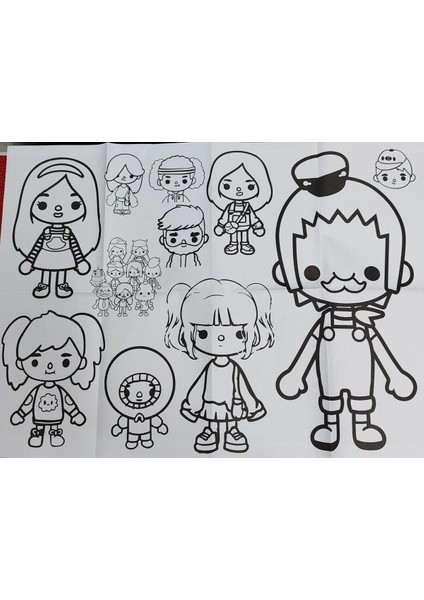 2 Adet Dev Boyama Kitabı (90CMX64CM)- (Frozen / Tocaboca Figürlü) indirimleri