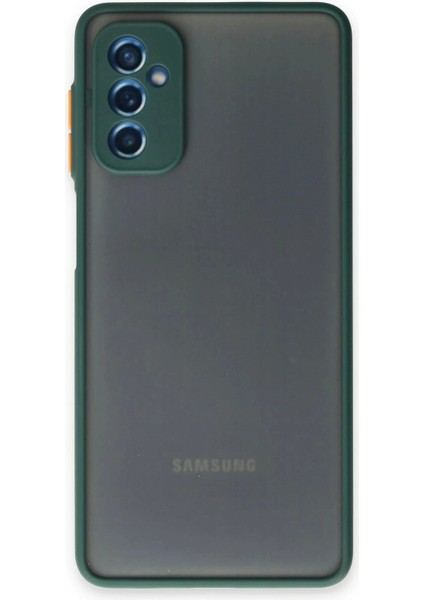 Samsung Galaxy M52 5g Kılıf Montreal Silikon Kapak - Yeşil