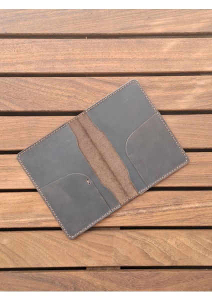 Kahverengi Pasaport Kılıfı Hakiki Deri Seyahat Cüzdanı Pasaport Koruyucu indirimleri