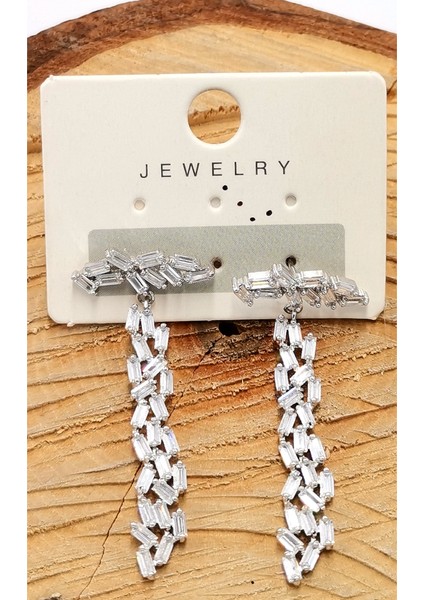 Çelik Lüks Tasarım Küpe