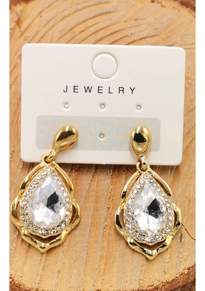 Çelik Lüks Tasarım Küpe