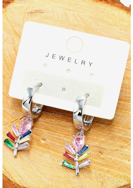 Çelik Lüks Tasarım Küpe