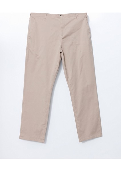 Yeni Sezon Standart Kalip Gabardin Erkek Chino Pantolon - S5MM05Z8