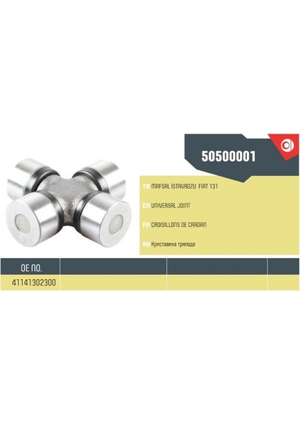 50500001 - Mafsal Istavrozu Dkş M131