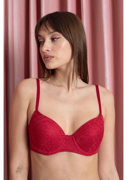 2538 Anı Sütyen Tek Damla Desen Dolgulu