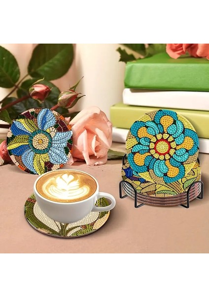 Elmas Boyama Bardak Altlığı Seti Yetişkinler Için Elmas Boyama Bardak Altlığı Seti fiyatları