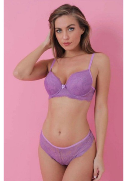 2527-B Anı Sütyen Takım Sakallı Dantel Boş