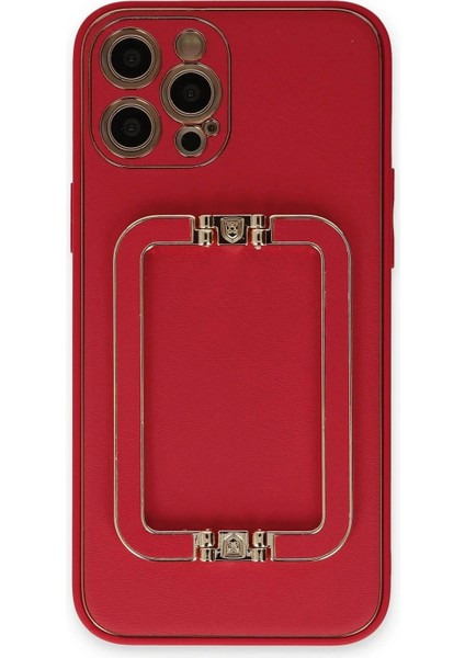 iPhone 12 Pro Kılıf Coco Elit Kapak - Kırmızı
