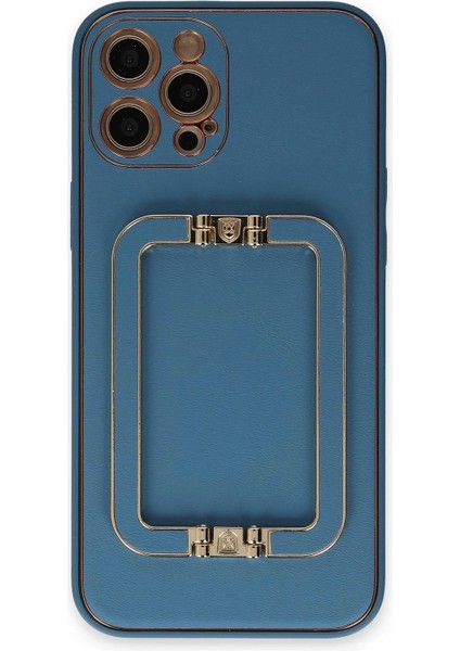 iPhone 12 Pro Max Kılıf Coco Elit Kapak - Mavi
