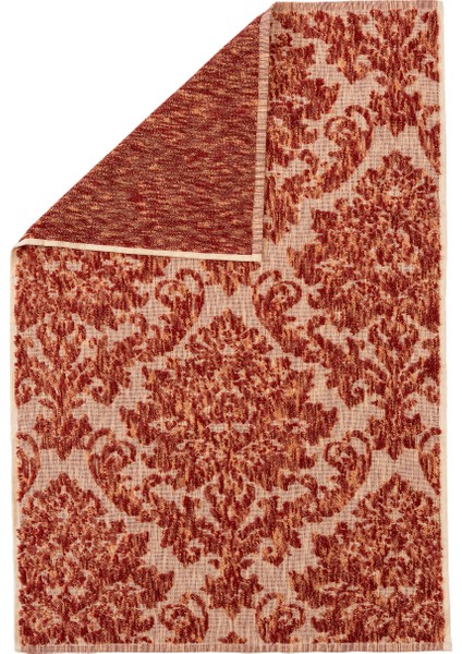 Marrakech %100 Pamuk El Yüz Havlusu Ipliği Boyalı Doğal Yumuşak Lüks 50X75 Kiremit fırsatları