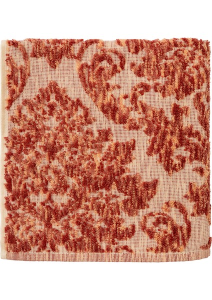 Marrakech %100 Pamuk El Yüz Havlusu Ipliği Boyalı Doğal Yumuşak Lüks 50X75 Kiremit indirimleri