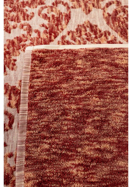 Marrakech %100 Pamuk El Yüz Havlusu Ipliği Boyalı Doğal Yumuşak Lüks 50X75 Kiremit