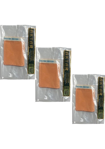 İpek Kese (Parmak Geçmeli) Yüz Için Saf (7,5* 10,5cm),3 Adet,