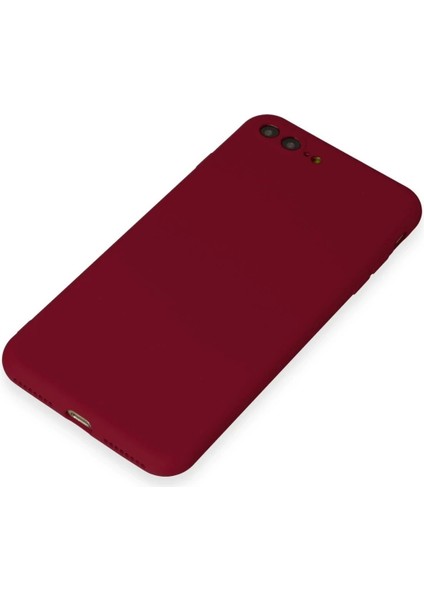 iPhone 7 Plus Kılıf First Silikon - Bordo fırsatları