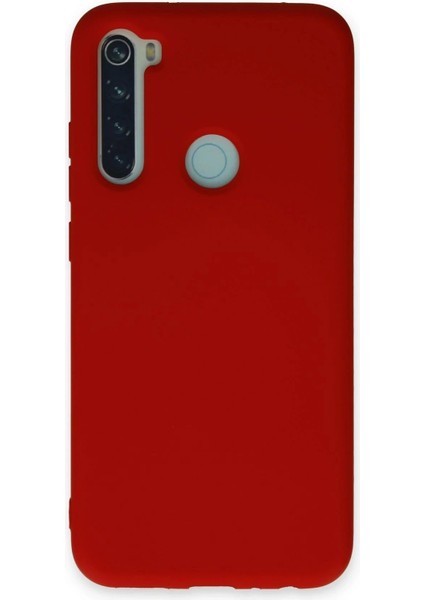 Xiaomi Redmi Note 8 Kılıf Nano Içi Kadife Silikon - Kırmızı