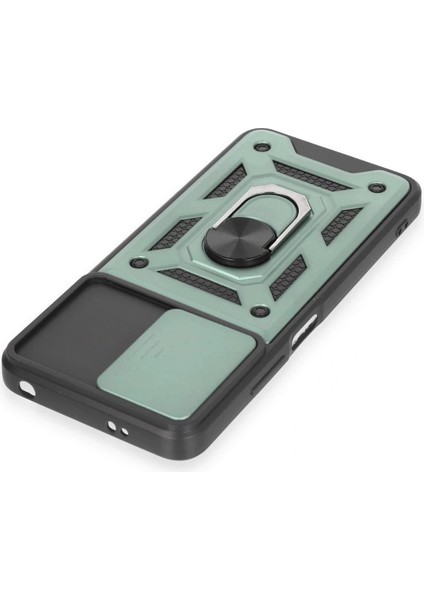 Xiaomi Redmi Note 12 4g Kılıf Pars Lens Yüzüklü Silikon - Yeşil fırsatları