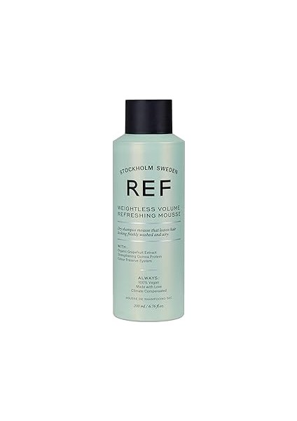 Ref Stockholm-Ref Weıghtless Volume Refreshıng Mousse 200 ml Köpük Kuru Şampuan