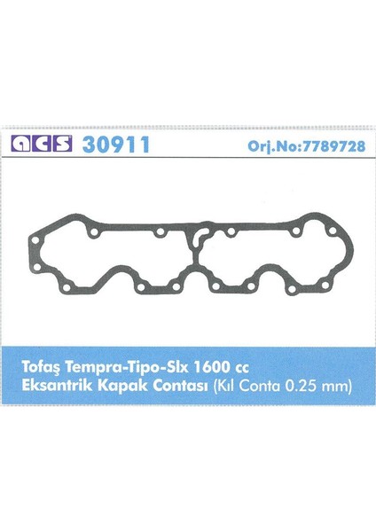 ACAR30911 - Silindir Üst Kapak Contası Slx / Tempra Tıpo 1.4 1.6
