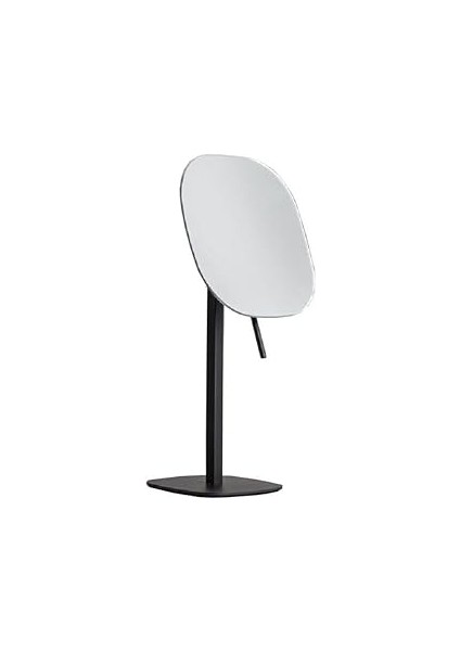 System 5 x Siyah Masa Üstü Büyüteçli Makyaj Ayası Siyah Rek 335X170X120 mm