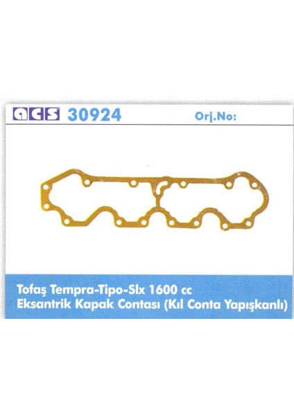 ACAR30924 - Silindir Üst Kapak Contası Yapışkanlı Slx / Tempra Tıpo 1.4 1.6