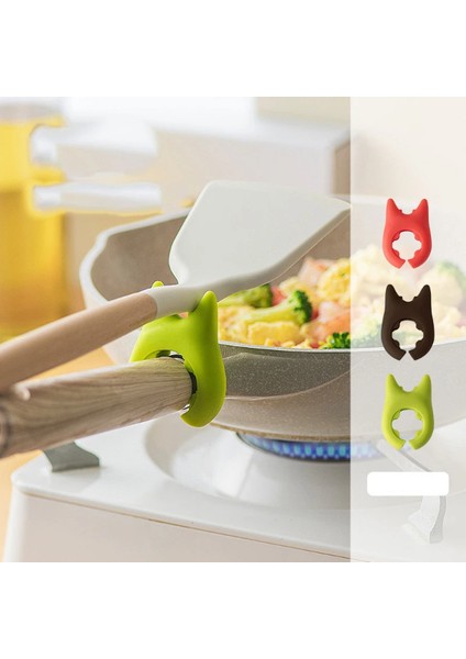 Büro Ev Ofis Mutfağı Için Silikon Tava Tencere Kaşık Tutucu Aparat fiyatları