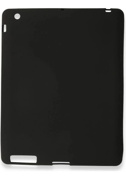 iPad 4 9.7 Kılıf Evo Tablet Silikon - Siyah