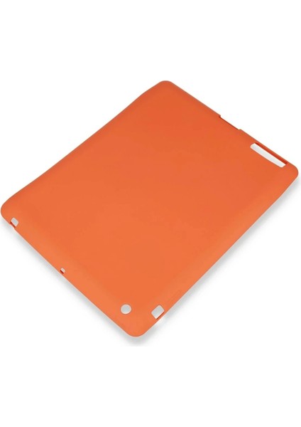 iPad 4 9.7 Kılıf Evo Tablet Silikon - Turuncu modelleri