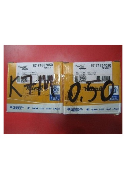 GOET8771854050000G - Segmanlı Piston 1.2 79.50MM 050 Megane 1.6i 8V K7M **adet**