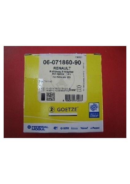 GOET60718609G - Segman 77MM Std Optıma-Faırway-Raınbow 1600