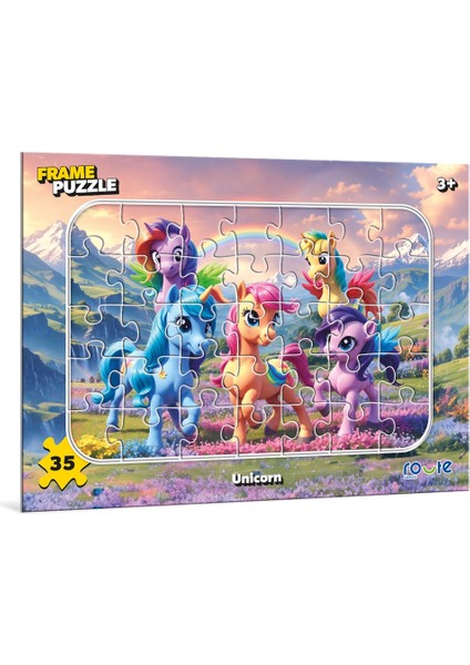 Unicorn Çocuk Puzzle (50 Parça) 34×24 cm fiyatları