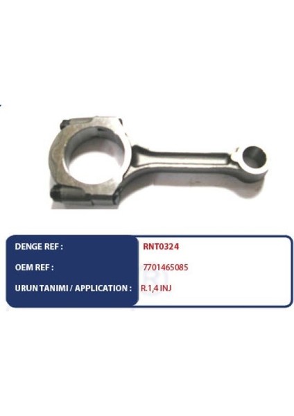 MTTC-RNT0324 - Piston Kolu Bıyel Kolu R9 R19 Clıo Kangoo 1.4ie