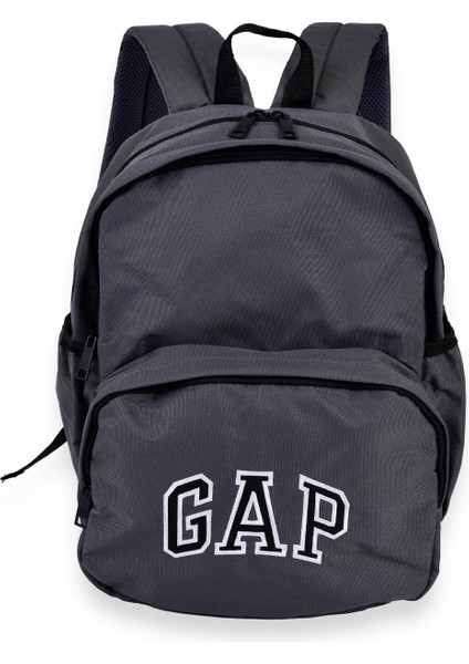 Antrasit Çocuk 40X29X15 cm Sırt Çantası Çift Bölme Okul Çantası