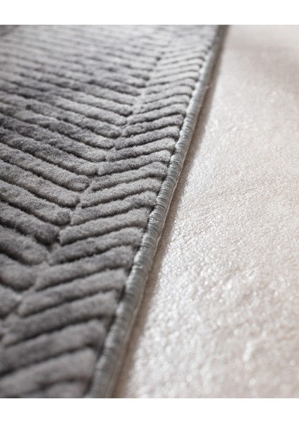 Eze Halı - Antrasit - 80X300 cm