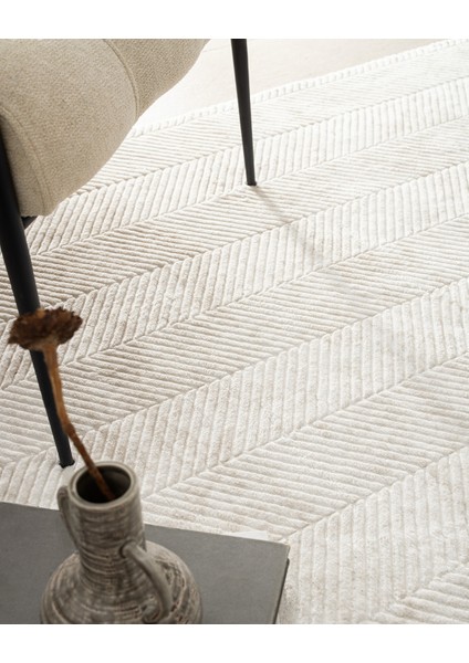 Eze Halı - Ekru - 160X230 cm