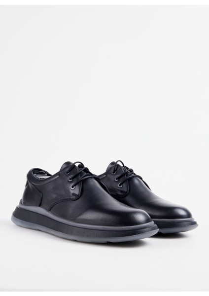 Deri Siyah Erkek Günlük Ayakkabı Aberde fiyatları