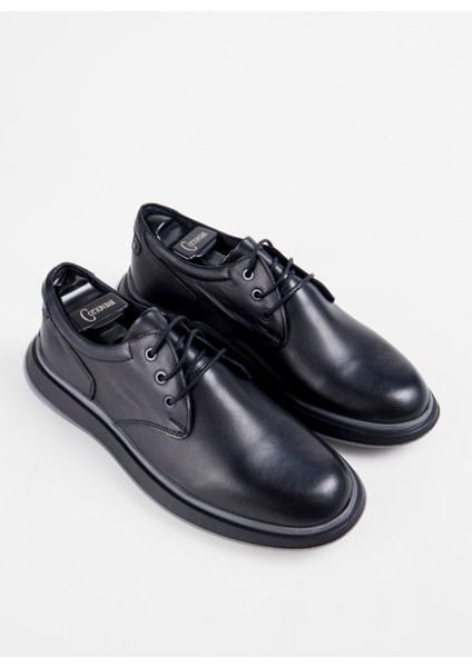 Deri Siyah Erkek Günlük Ayakkabı Aberde modelleri