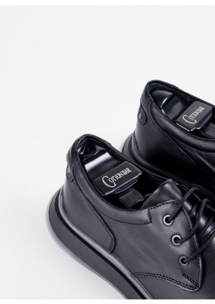 Deri Siyah Erkek Günlük Ayakkabı Aberde fırsatları