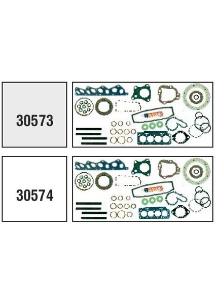 ACAR30573 - Motor Takım Conta Full Takım Keçelı Kangoo Express 1.9d F8Q