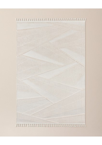 Combourg Halı - Bej - 80x150 cm