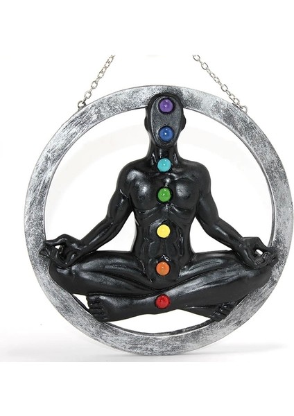 Polyester Duvara Asmalı 7 Chakra Pano ALK2347