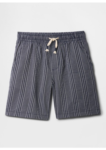 Lastikli Bel Normal Lacivert Erkek Çocuk Şort 716562000