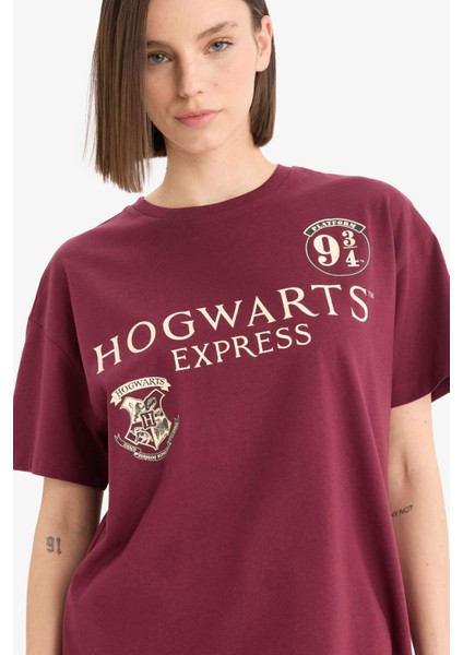 Coool Harry Potter Oversize Geniş Kalıp Sırt Baskılı Kısa Kollu Tişört E9850AX25AU fırsatları