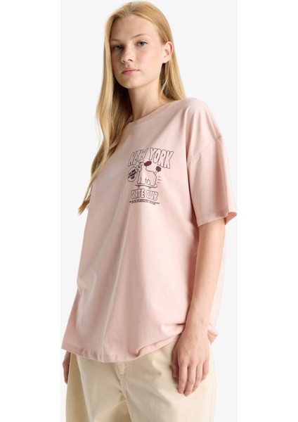 Coool Oversize Geniş Kalıp Sırt Baskılı Kısa Kollu Tişört F8748AX25AU indirimleri