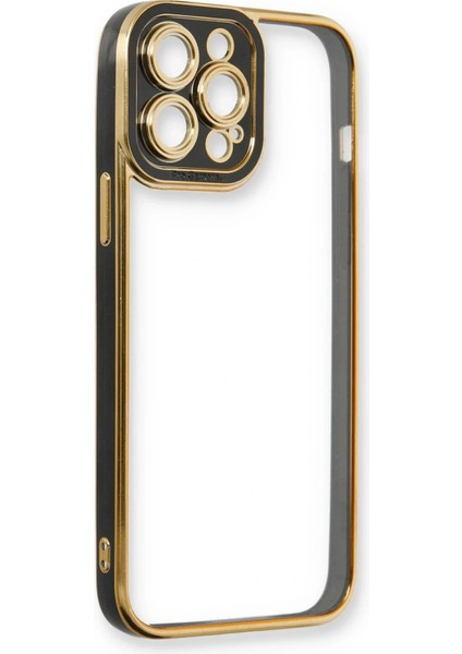 iPhone 13 Pro Kılıf Liva Lens Silikon - Siyah fırsatları
