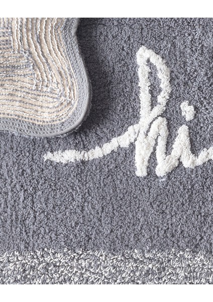 Gordes Banyo Paspası - Gri - 50x80 cm