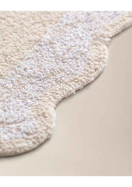 Gordes Banyo Paspası - Bej - 50x80 cm