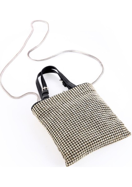 Siyah-Altın Ççs 17210 Kadın Omuz Askılı El Çantası fırsatları