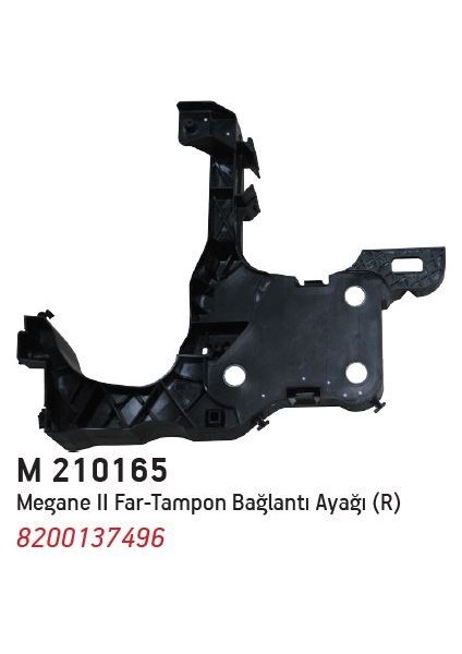 MRL210165 - Tampon Bağlantı Ayağı Sağ Megane Iı 02>